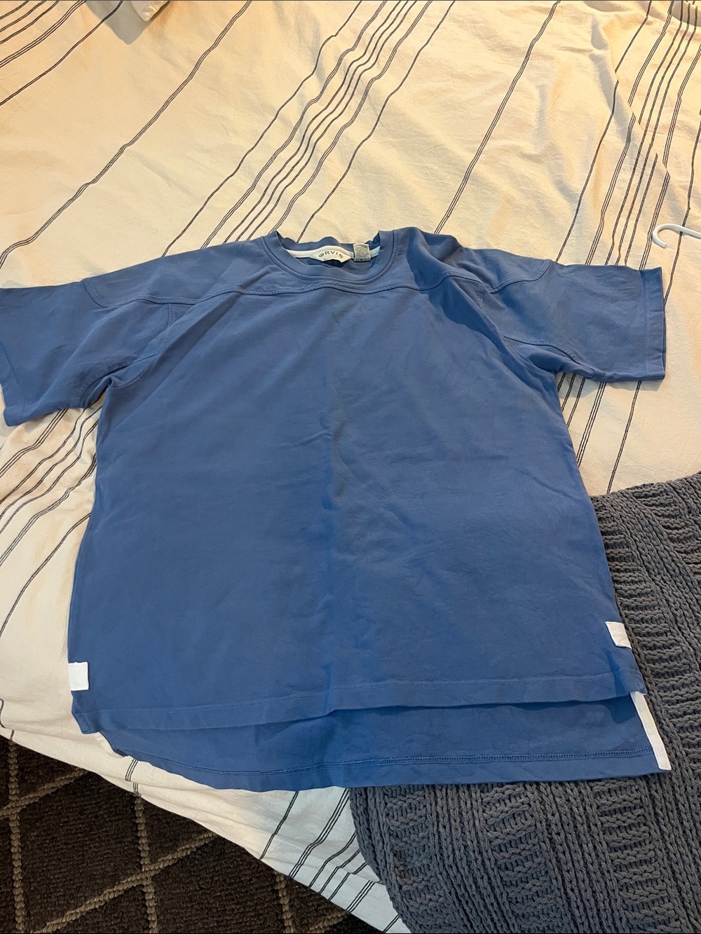 Orvis Short Sleeve Crewneck Tee in Blue (L)